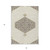 5' X 8' Ivory Beige And Gray Oriental Washable Indoor Outdoor Area Rug Traditional Style - Ivory, Beige, Gray Color
