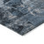 5' X 8' Blue And Dark Blue Floral Washable Indoor Outdoor Area Rug
