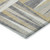 5' X 8' Beige Gray And Ivory Geometric Washable Indoor Outdoor Area Rug