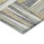 5' X 8' Beige Gray And Ivory Geometric Washable Indoor Outdoor Area Rug