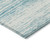 5' X 8' Teal Blue And Ivory Striped Washable Indoor Outdoor Area Rug Transitional Style - Teal Blue, Ivory Color