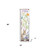 36" White Green And Purple Solid Wood Happy Easter Bunny Porch Sign