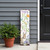 36" White Green And Purple Solid Wood Happy Easter Bunny Porch Sign