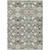 5' X 8' Sage And Off White Geometric Washable Indoor Outdoor Area Rug