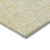 3' X 5' Wheat Gold And Ivory Geometric Washable Indoor Outdoor Area Rug