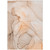 5' X 8' Gray and Orange Abstract Washable Non Skid Indoor Outdoor Area Rug