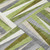 5' X 8' Green Gray And Ivory Geometric Washable Indoor Outdoor Area Rug