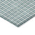 3' X 5' Teal Blue And Ivory Geometric Washable Indoor Outdoor Area Rug - 880016588514