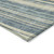 3' X 5' Sky Blue Beige And Tan Striped Washable Indoor Outdoor Area Rug