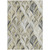 3' X 5' Taupe Ivory And Brown Geometric Washable Indoor Outdoor Area Rug