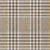 5' X 8' Brown And Beige Plaid Washable Indoor Outdoor Area Rug Transitional Style - Brown, Beige Color