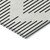 3' X 5' Ivory And Black Geometric Washable Indoor Outdoor Area Rug