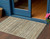 3' X 5' Beige Striped Washable Indoor Outdoor Area Rug