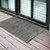 2' X 3' Brown and Ivory Striped Stain Resistant Indoor Outdoor Area Rug - Brown, Ivory