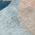 3' X 5' Rust Beige And Teal Blue Geometric Washable Indoor Outdoor Area Rug