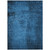 3' X 5' Navy Blue Abstract Washable Non Skid Indoor Outdoor Area Rug Transitional Style - Navy Blue Color