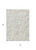 3' X 5' Ivory And Beige Abstract Washable Indoor Outdoor Area Rug - Ivory, Beige