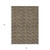 3' X 5' Brown And Ivory Floral Washable Indoor Outdoor Area Rug - Brown, Ivory