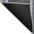 2' X 8' Blue and Black Abstract Washable Indoor Outdoor Runner Rug