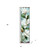36" Blue Green And White Magnolia Solid Wood Porch Sign