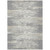 3' X 5' Gray And Ivory Striped Washable Indoor Outdoor Area Rug - Gray, Ivory