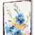 10" Blue White And Yellow Solid Wood Wildflowers Garden Stake