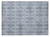 2' X 3' Denim Blue Geometric Washable Non Skid Indoor Outdoor Area Rug