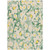 5' X 8' Green Floral Washable Non Skid Indoor Outdoor Area Rug