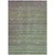 3' X 5' Olive Green And Purple Striped Washable Indoor Outdoor Area Rug