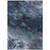 3' X 5' Navy Blue And Denim Blue Abstract Washable Indoor Outdoor Area Rug - Navy Blue, Denim Blue