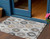 3' X 5' Silver Beige And Charcoal Southwestern Washable Indoor Outdoor Area Rug
