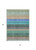 5' X 8' Sage Teal Blue And Tan Striped Washable Indoor Outdoor Area Rug