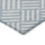 5' X 8' Sky Blue And Ivory Geometric Washable Indoor Outdoor Area Rug