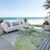 3' X 5' Green Abstract Washable Non Skid Indoor Outdoor Area Rug Transitional Style - Green Color