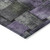 5' X 8' Sage And Purple Striped Washable Indoor Outdoor Area Rug