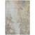 5' X 8' Tan And Brown Abstract Washable Indoor Outdoor Area Rug