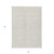 5' X 8' Ivory And Beige Floral Washable Indoor Outdoor Area Rug - Ivory, Beige