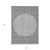 3' X 5' Gray And Ivory Striped Washable Indoor Outdoor Area Rug Transitional Style - Gray, Ivory Color