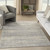 6' X 9' Gray And Beige Abstract Indoor Outdoor Area Rug