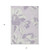 5' X 8' Lavender Lilac And Ivory Floral Washable Indoor Outdoor Area Rug - Lavender, Lilac, Ivory