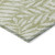 5' X 8' Artichoke Green And Ivory Floral Washable Indoor Outdoor Area Rug Transitional Style - Artichoke Green, Ivory Color