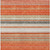 3' X 5' Coral Ivory And Gray Striped Washable Indoor Outdoor Area Rug