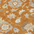 3' X 5' Copper Green And Gray Floral Washable Indoor Outdoor Area Rug