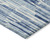 5' X 8' Navy Blue And Sky Blue Abstract Washable Indoor Outdoor Area Rug Transitional Style - Navy Blue, Sky Blue Color