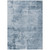 5' X 8' Denim Blue And Silver Abstract Washable Indoor Outdoor Area Rug