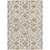 3' X 5' Ivory Brown And Gray Moroccan Washable Indoor Outdoor Area Rug