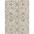 3' X 5' Ivory Brown And Gray Moroccan Washable Indoor Outdoor Area Rug