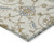 3' X 5' Ivory Brown And Gray Moroccan Washable Indoor Outdoor Area Rug