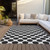 3' X 5' Black And Ivory Polka Dot Washable Indoor Outdoor Area Rug - Black, Ivory