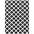 3' X 5' Black And Ivory Polka Dot Washable Indoor Outdoor Area Rug - Black, Ivory